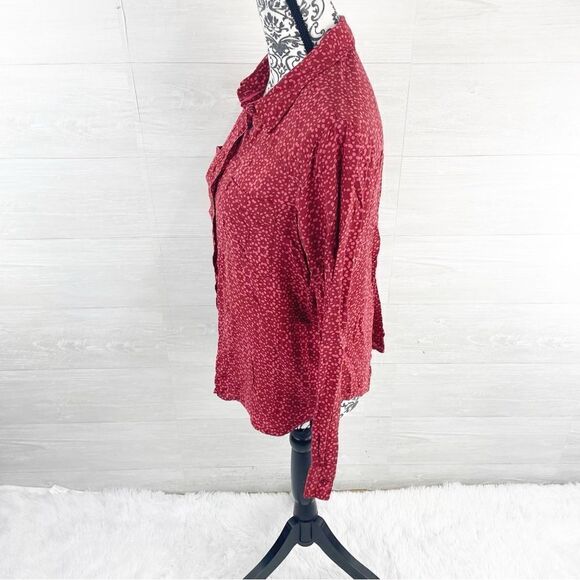 Anthropologie Holding Horses Sammie Printed Button Down Shirt - Picture 8 of 10